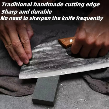 [Buy 1 Get 1 Free] For Only Today 2pcs kitchen knives, super sharp kitchen knives, meat cutters, kitchen knives and slicing knives Combination knife Block household knife chef knifes meat cleaver knife kitchen knives Kitchenware Meatcleaverset Cooking-OA