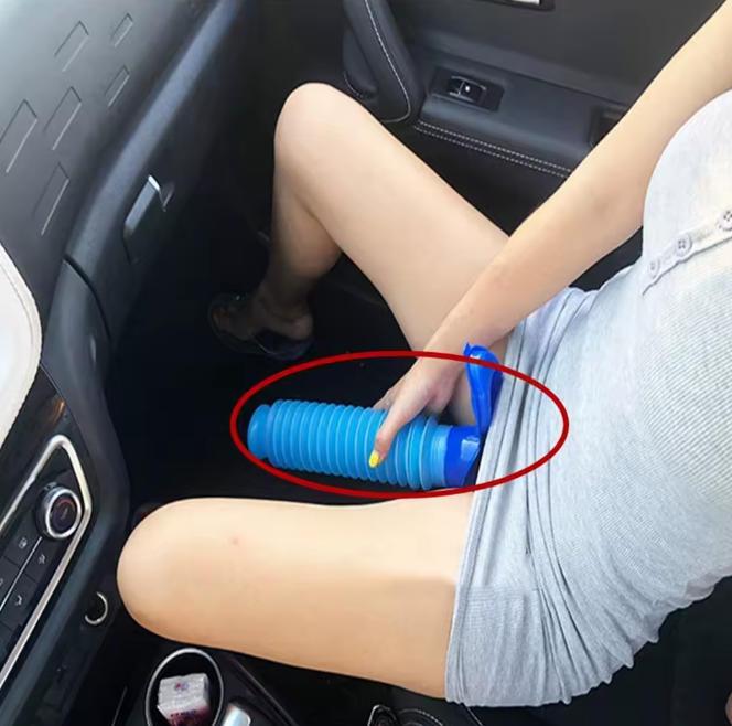 Urinal Car Urinal Bucket Outdoor Standing Urine Emergency Travel Portable Reusable Shrinkable Camping Toilet Urine Leak-OA