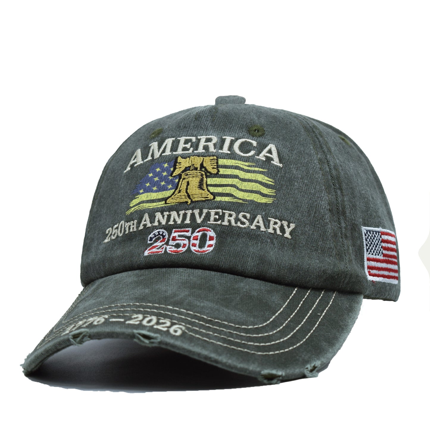🔥[5𝟎% 𝐎𝐅𝐅 𝐋𝐀𝐒𝐓 𝐓𝐇𝐑𝐄𝐄 𝐃𝐀𝐘𝐒]US 250th Anniversary Embroidered Baseball Cap, UPF 50+ Sun Protection Commemorative Hat-JKL