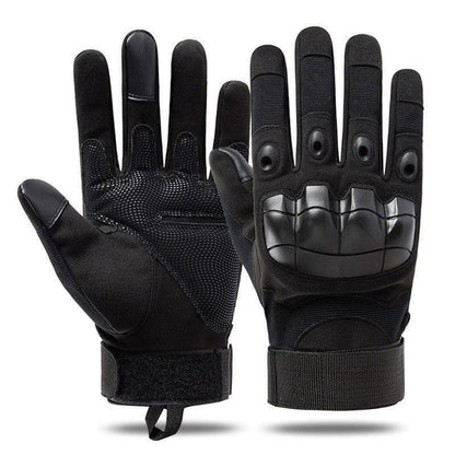 Tactical Full Finger Gloves - Soft Knuckle Protection, Touchscreen Non-Slip Breathable, For Outdoor Sports Motorcycle Riding Training Hunting, Men Women Work Gloves Father Gifts -OA