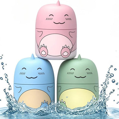 🔥[65% 𝐎𝐅𝐅 𝐋𝐀𝐒𝐓 𝐓𝐇𝐑𝐄𝐄 𝐃𝐀𝐘𝐒]CloudMades Cute Dinosaur-Shaped Toilet Bowl Cleaner Bottle, Bathroom Toilet Tank Cleaner with Ocean, Jasmine, and Peach Scent,Three bottles can be used for 9 months (Three colors and three bottles)-LU