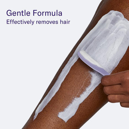 Body Hair Removal Cream - Gentle Formula - 200ml - Iris & Suede Scented - Safe Up to 7 Days - Includes Spatula for Touch-Free Application-OA