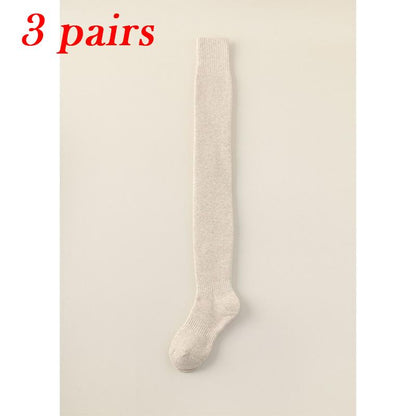 3-Pair Women's Heavy Duty Thermal Over-the-Knee socks - Extreme Cold Weather - Thick Insulated Leg Warmers, Everyday & Special Occasions, Winter Socks, Occasion Wear Warmth, Ribbed Cuff Warmth, Warm Weather Gear, Plush Fabric Interior-OA