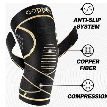 🔥[55% 𝐎𝐅𝐅 𝐋𝐀𝐒𝐓 𝐓𝐇𝐑𝐄𝐄 𝐃𝐀𝐘𝐒]Sports Knee Brace Elastic Compression Basketball Running Non-Slip Knee Pads Cycling Hiking Breathable Knitted Knee Support-vip