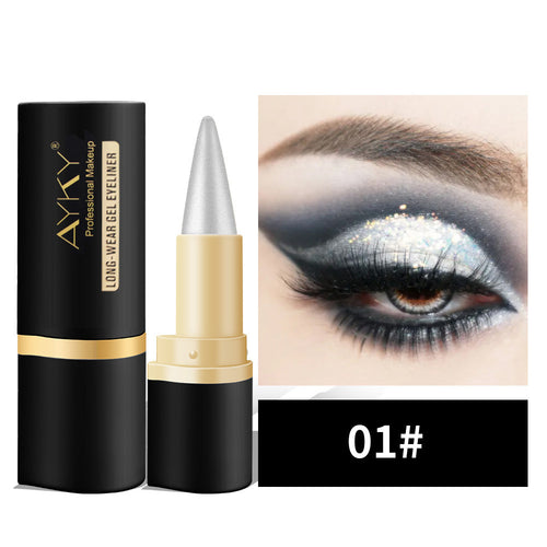 [BUY ONE FREE ONE]Waterproof Eyeliner Cream Matte Quick-Dry Single-Ended Rich Matte Eyeliner AYKY-vip
